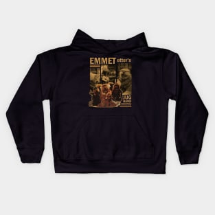 emmet otters retro jug band Kids Hoodie